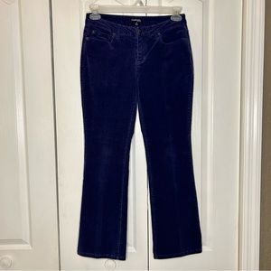 Chadwicks of Boston women’s blue five pocket straight leg corduroy pants 4P
